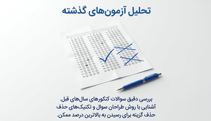 تحلیل سوالات آزمون‌های گذشته